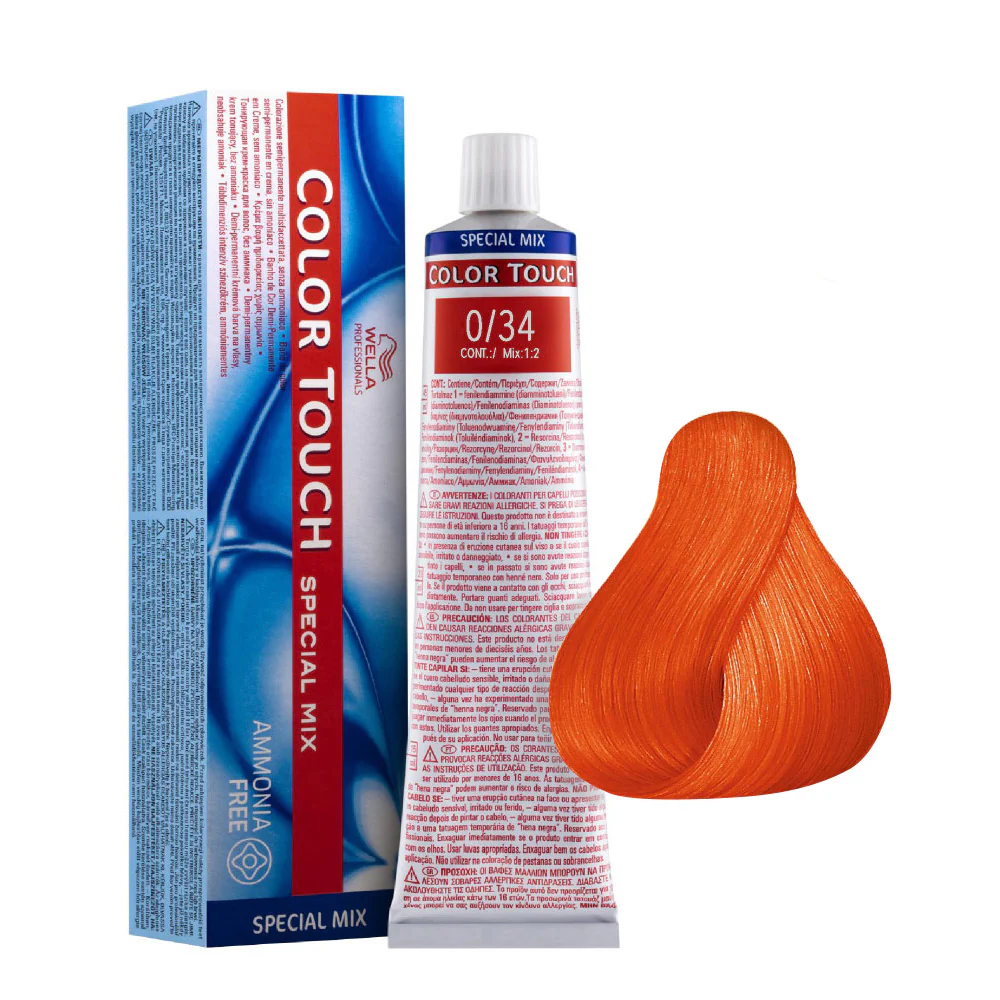 Wella Color Touch Special Mix 0/34 Oro Ramato 60ml - colore semi permanente senza ammoniaca