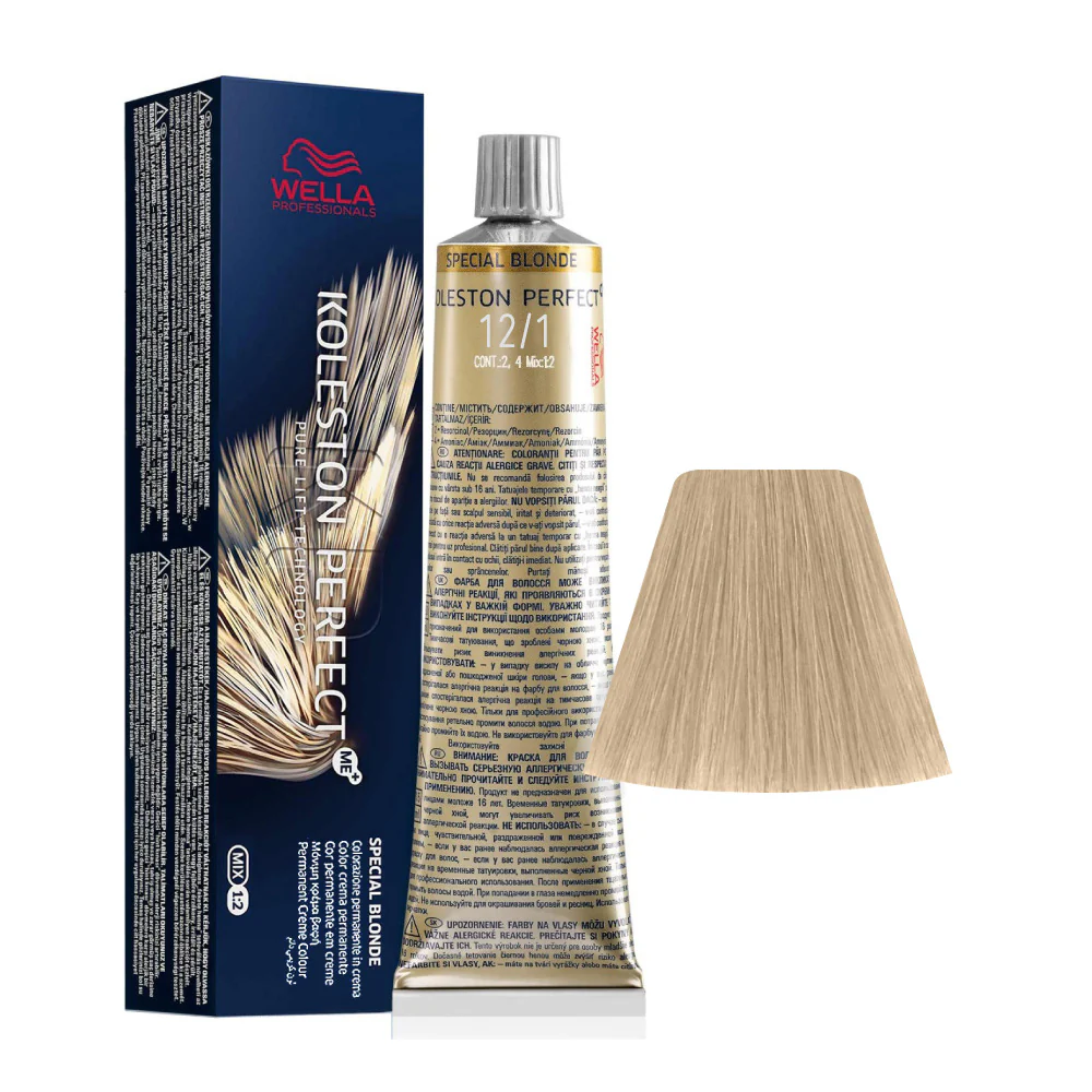 Wella Koleston Perfect Me+ Special Blondes 12/1 Cenere 60ml - colorazione permanente