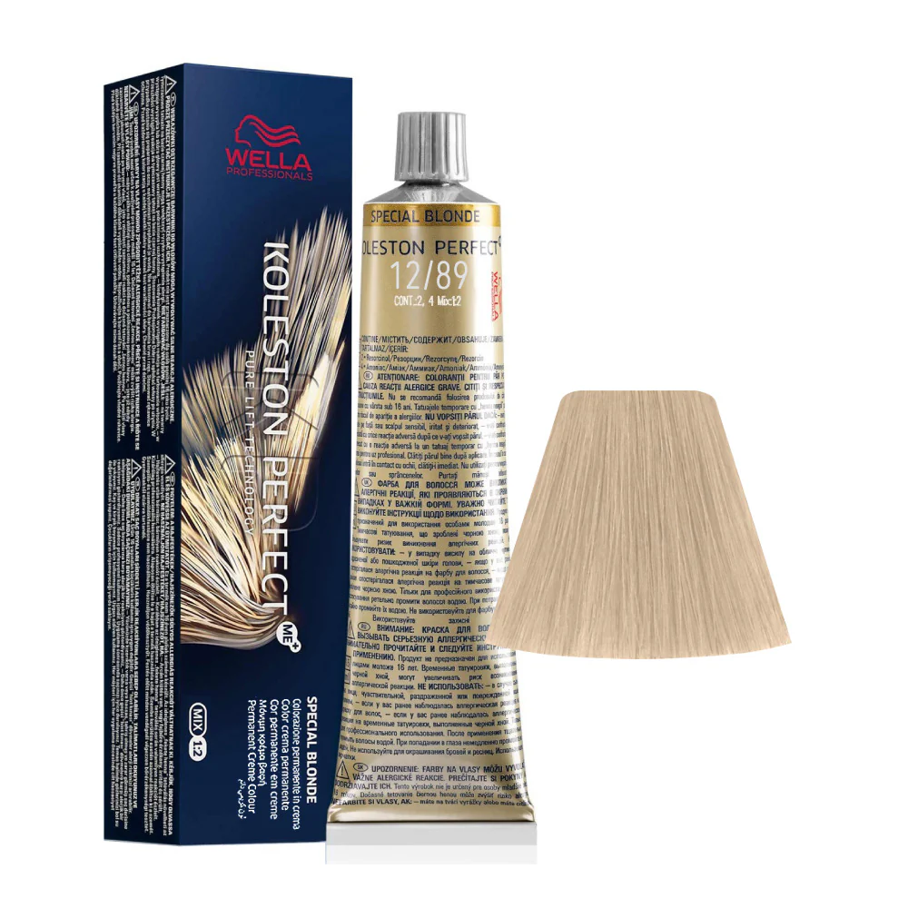 Wella Koleston Perfect Me+ Special Blondes 12/89 Perla Cendré 60ml - colorazione permanente