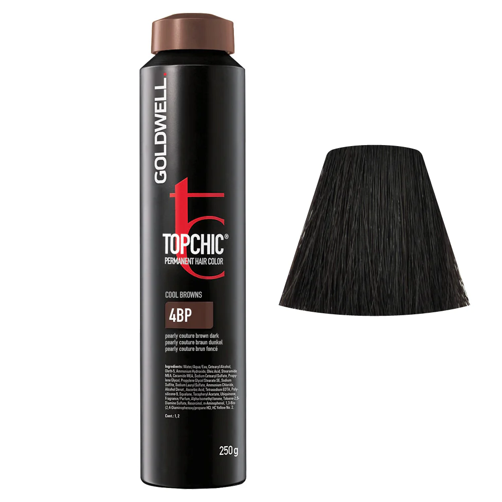 Goldwell Topchic Can 4BP Pearl Brown Dark 250gr - colore permanente in bombola