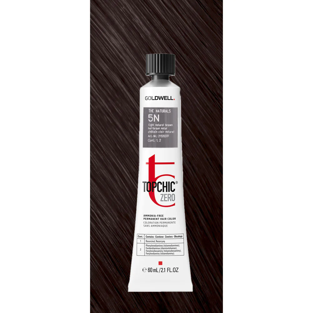 5N Topchic Zero The Naturals Light Natural Brown tb 60ml - colorazione permanente senza ammoniaca