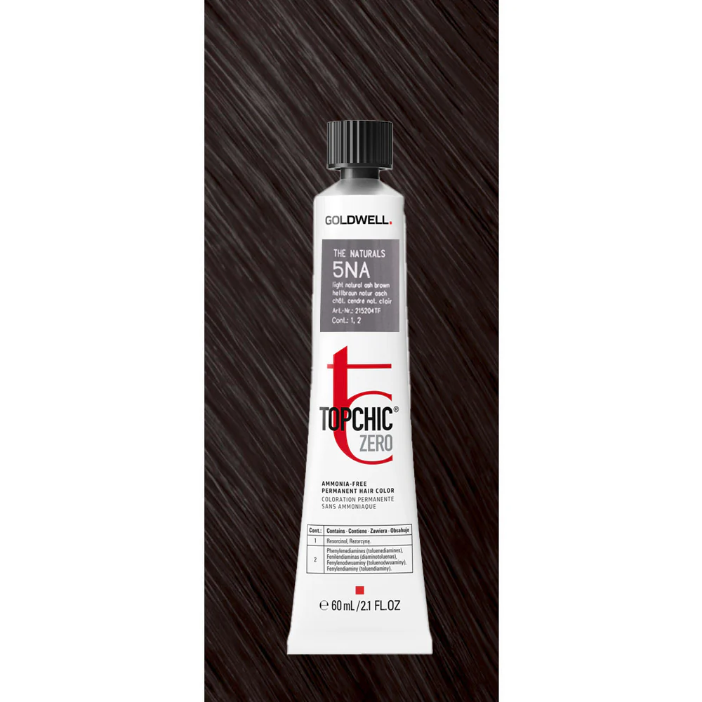 5NA Topchic Zero Light Natural Ash Brown tb 60ml - colorazione permanente senza ammoniaca