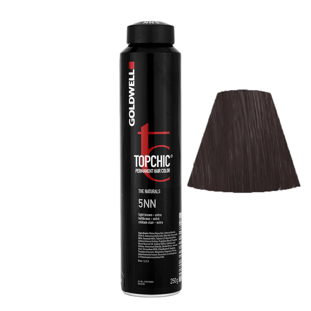 Goldwell Topchic Can 5NN Light Brown Extra 250gr - colore permanente in bombola