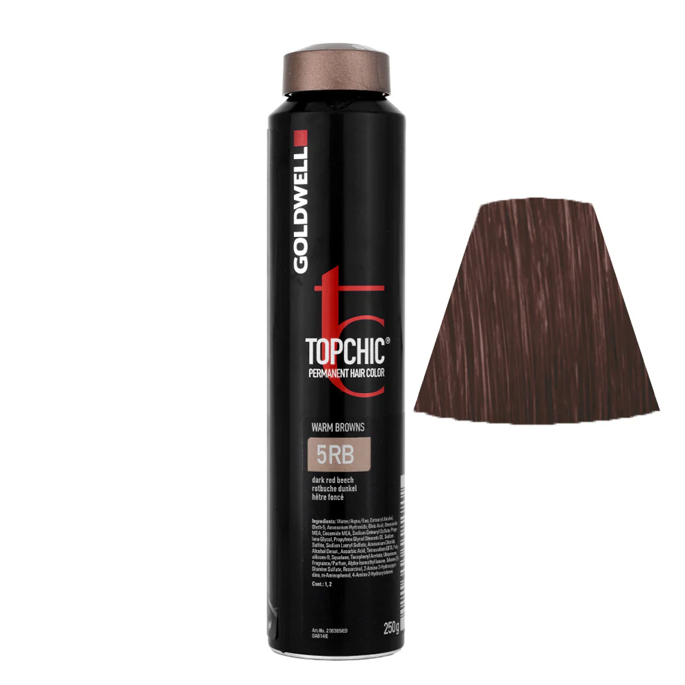 Goldwell Topchic Can W5RB Dark Red Beech 250gr - colore permanente in bombola