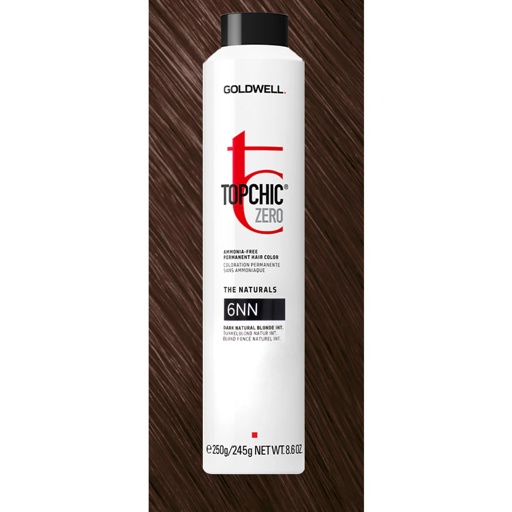 6NN Topchic Zero Dark Natural Blonde Intense Can 250ml - colorazione permanente senza ammoniaca