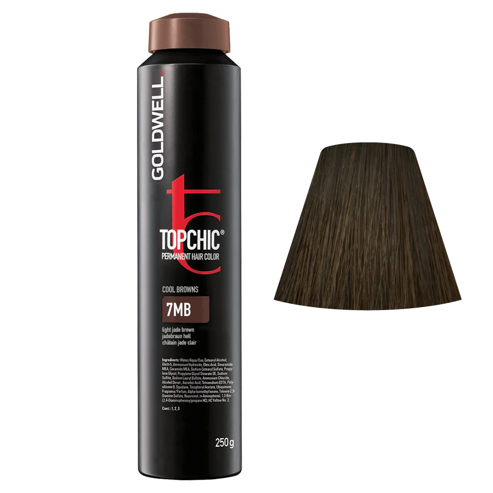 Goldwell Topchic Can 7MB Light Jade Brown 250gr - colore permanente in bombola