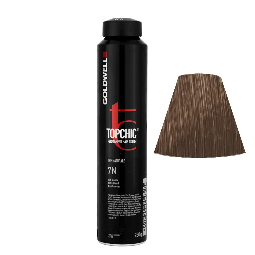 Goldwell Topchic Can 7N Medium Blonde 250gr - colore permanente in bombola