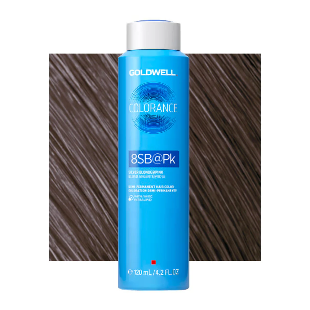 8SB@Pk Biondo argento illuminato rosa Goldwell Colorance Elumenated naturals can 120ml