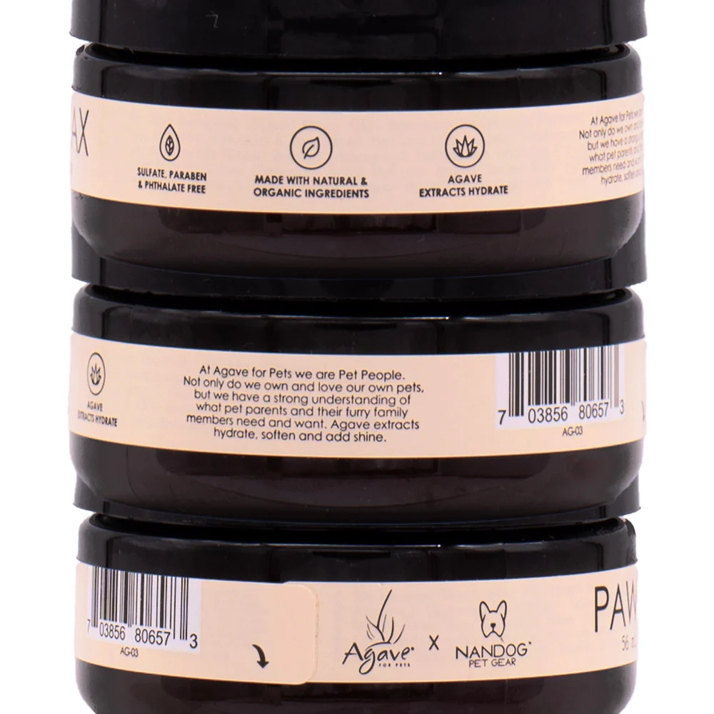 Agave Pet Paw Wax 56ml - crema per zampe e polpastrelli - Image 3