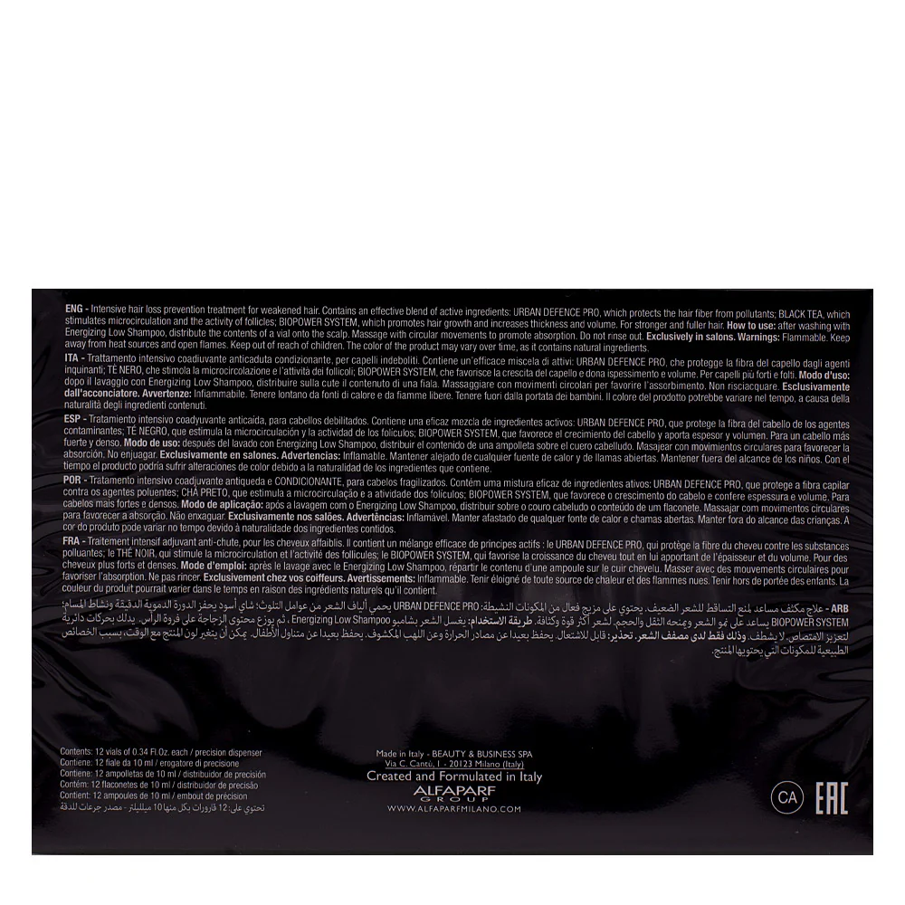 Alfaparf Milano Blends Of Many Energizing Lotion 12x10ml - lozione energizzante anticaduta - Image 2