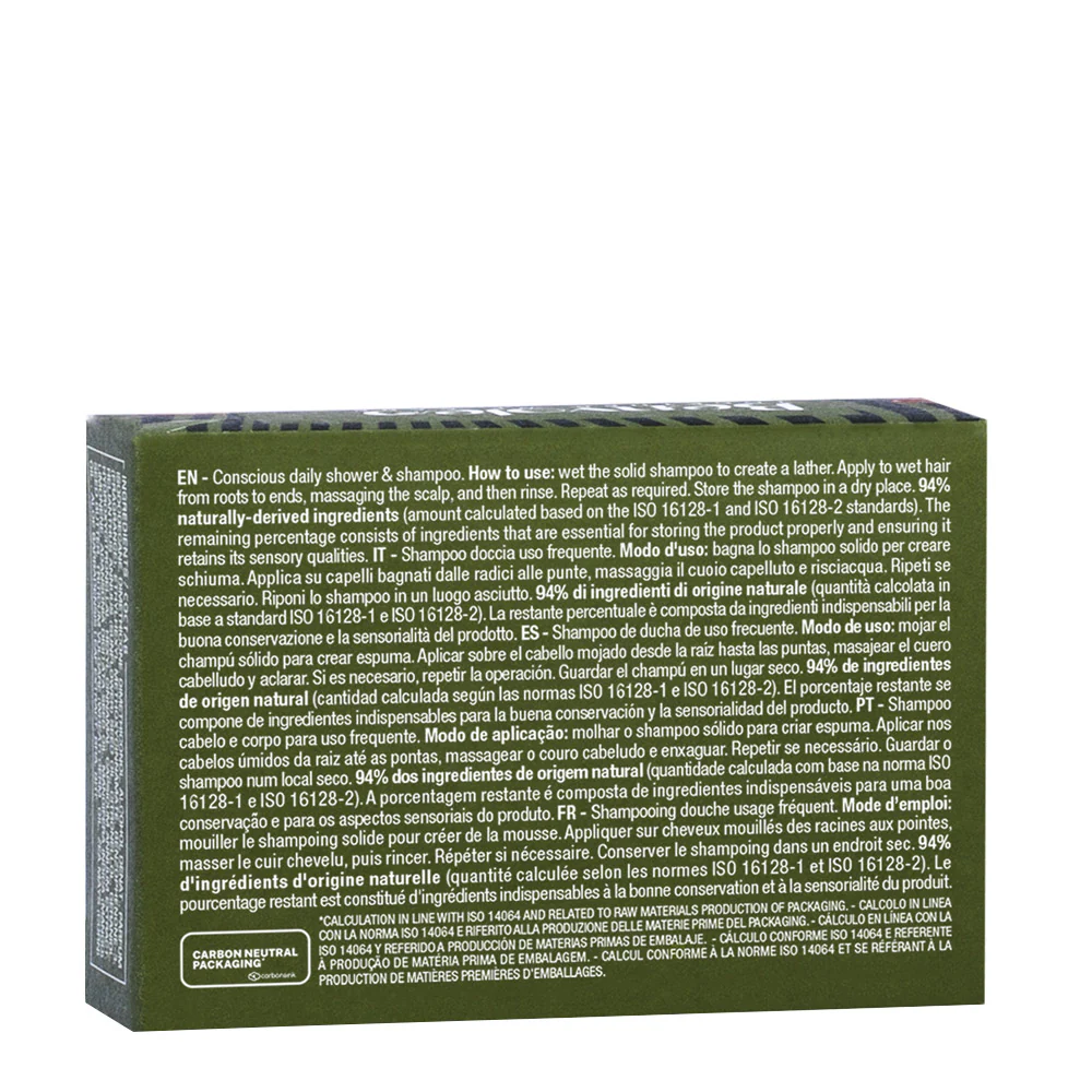 Alfaparf Milano Benvoleo Conscious Daily Shower & Shampoo 80gr - shampoo doccia solido - Image 5