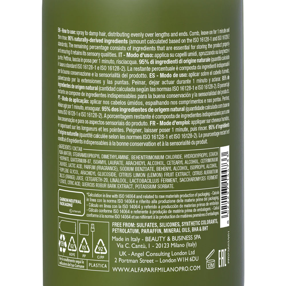 Alfaparf Milano Benvoleo Glossy Express Conditioner 200ml - balsamo illuminante - Image 5