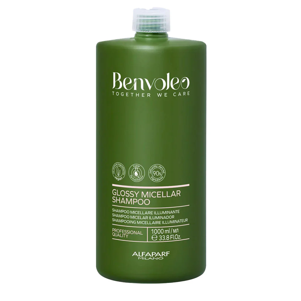 Alfaparf Milano Benvoleo Glossy Micellar Shampoo 1000ml - shampoo micellare illuminante