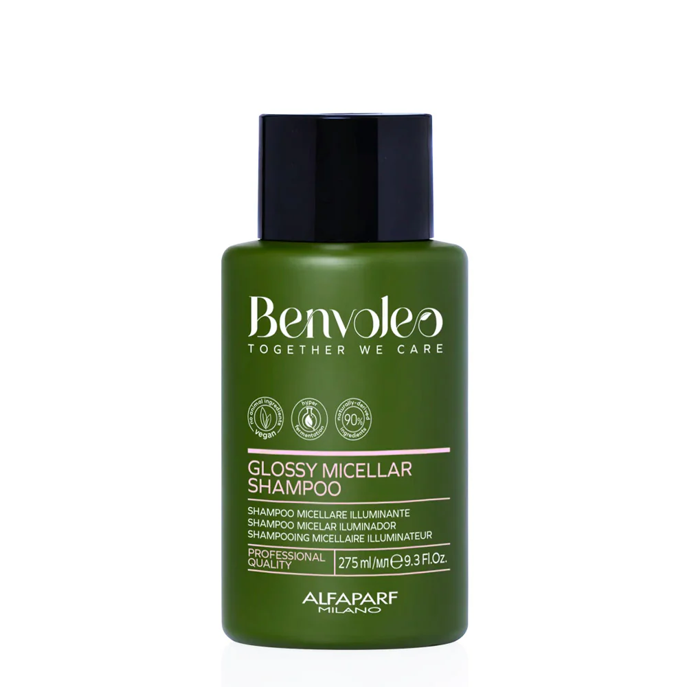 Alfaparf Milano Benvoleo Glossy Micellar Shampoo 275ml - shampoo micellare illuminante