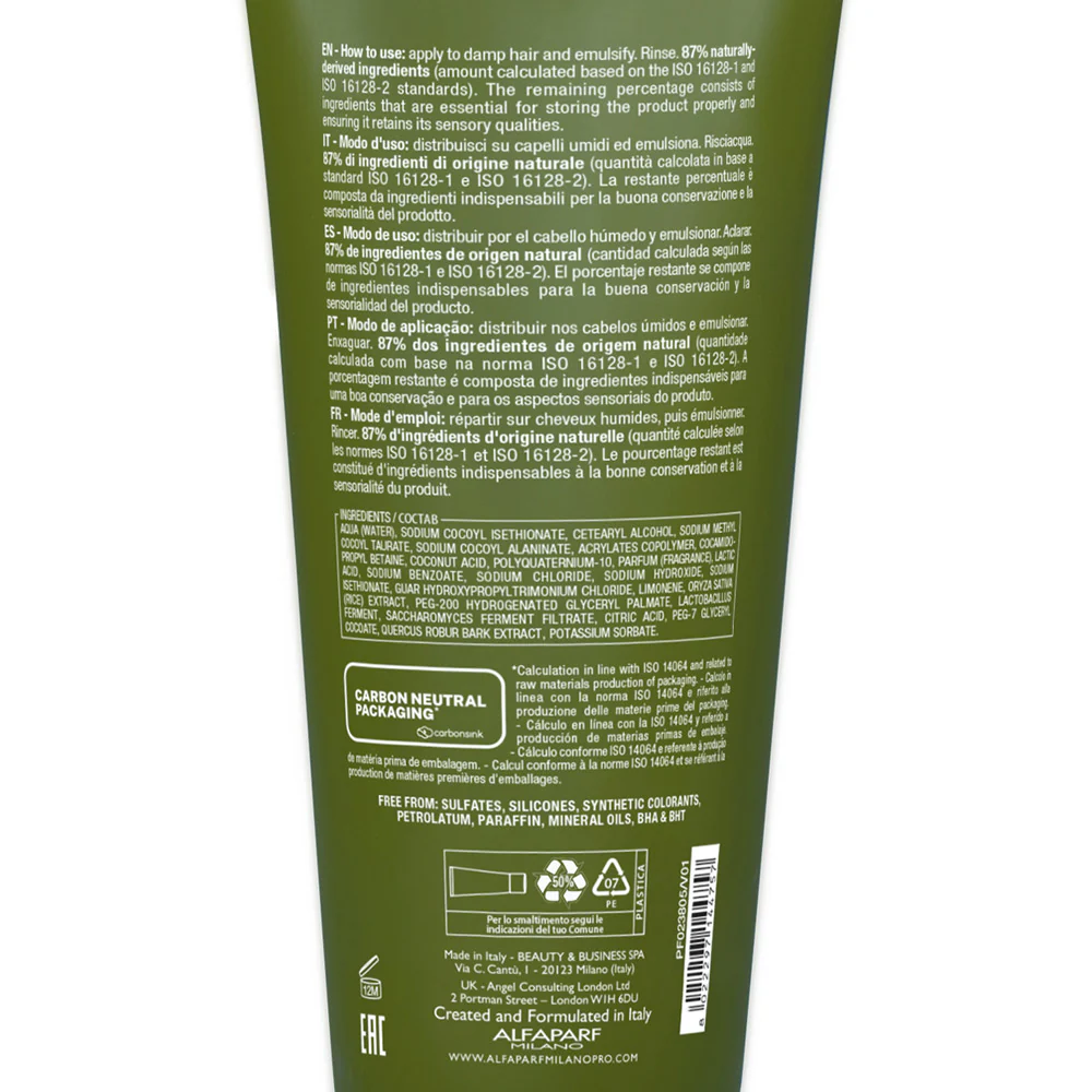 Alfaparf Milano Benvoleo Hydration Creamy Shampoo 200ml - shampoo in crema idratante - Image 5