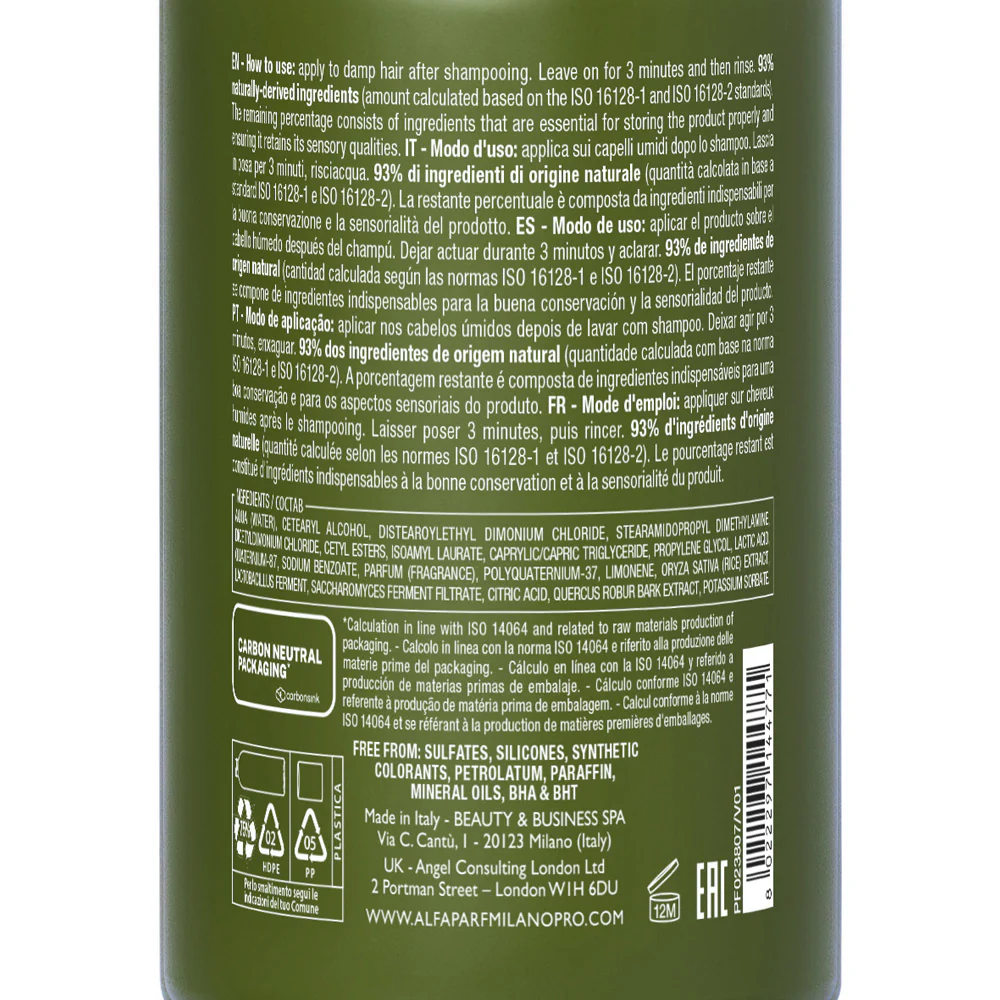 Alfaparf Milano Benvoleo Hydration Hydra Rich Conditioner 275ml - balsamo idratante - Image 4