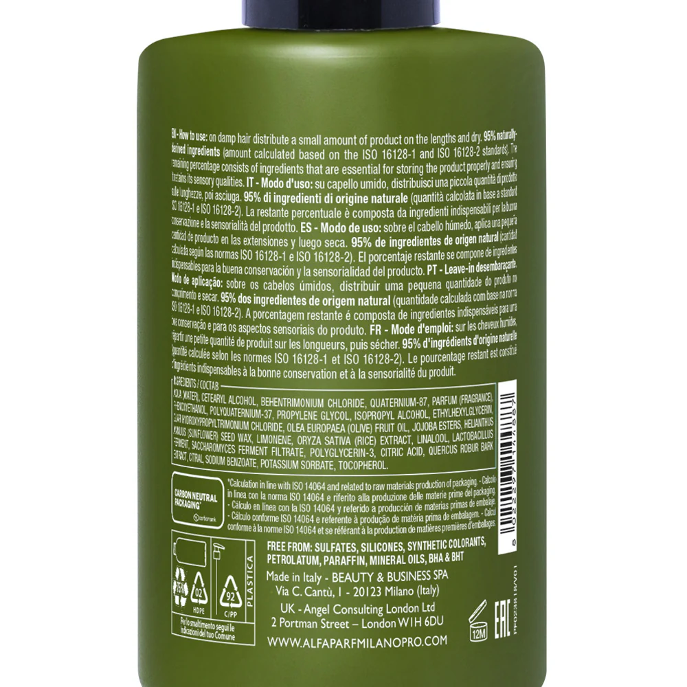 Alfaparf Milano Benvoleo Leave-In & Refresh Detangling Leave-in 200ml - trattamento leave-in districante - Image 5