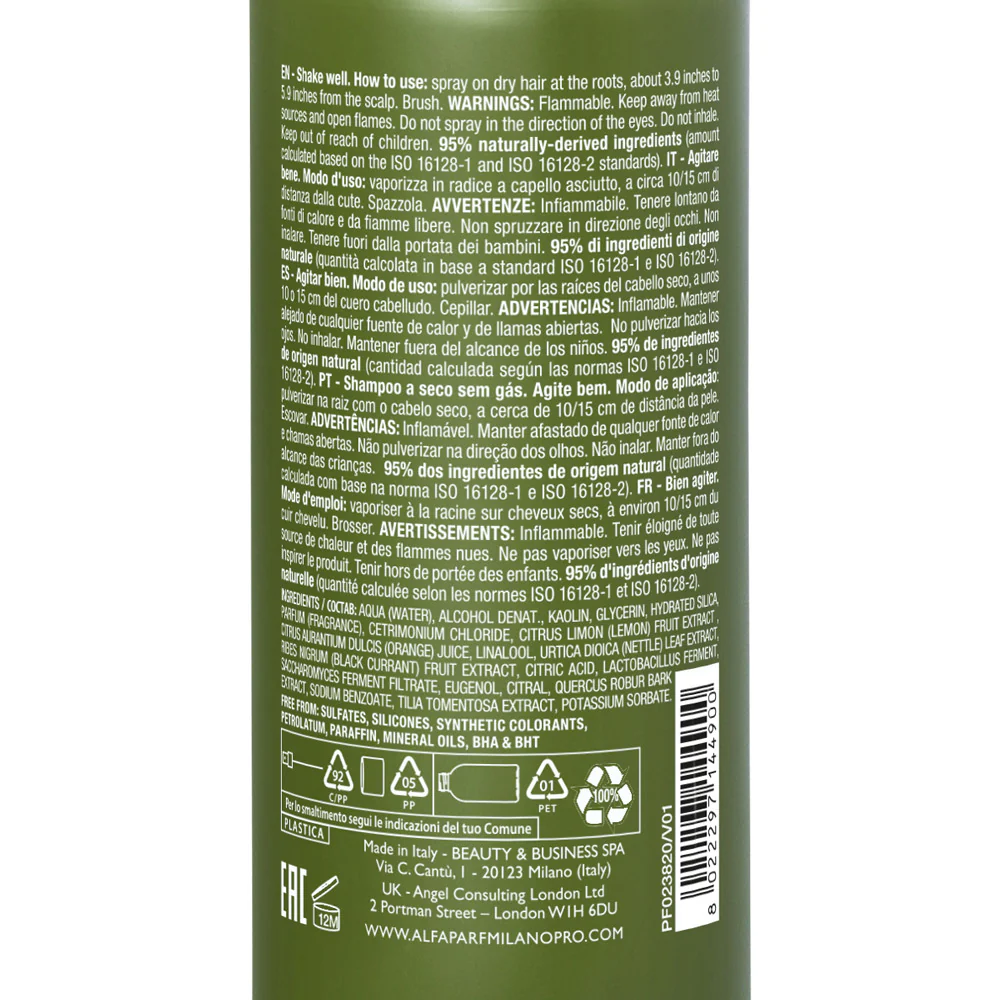 Alfaparf Milano Benvoleo Leave-In & Refresh Perfect Again Mist 150ml - shampoo secco bifasico - Image 5