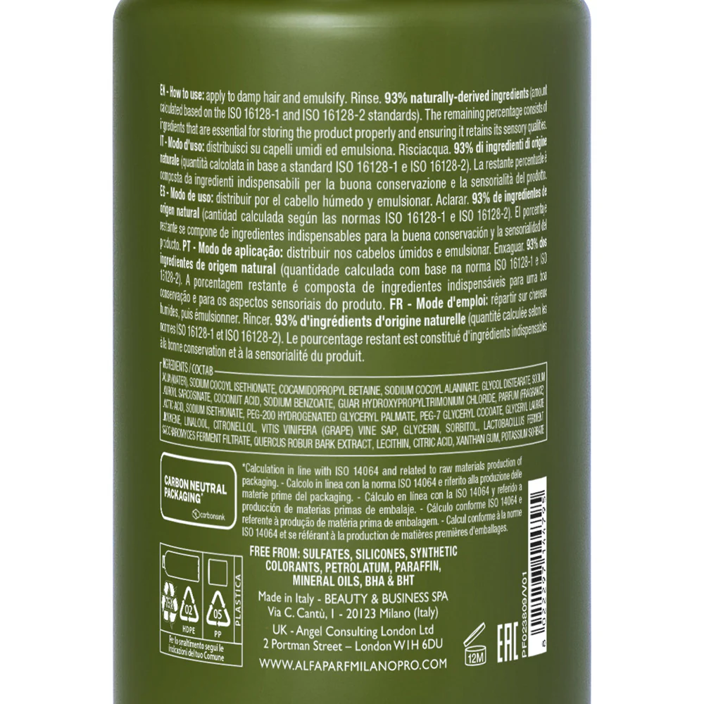 Alfaparf Milano Benvoleo Recovery Shampoo 275ml - shampoo ristrutturante - Image 5