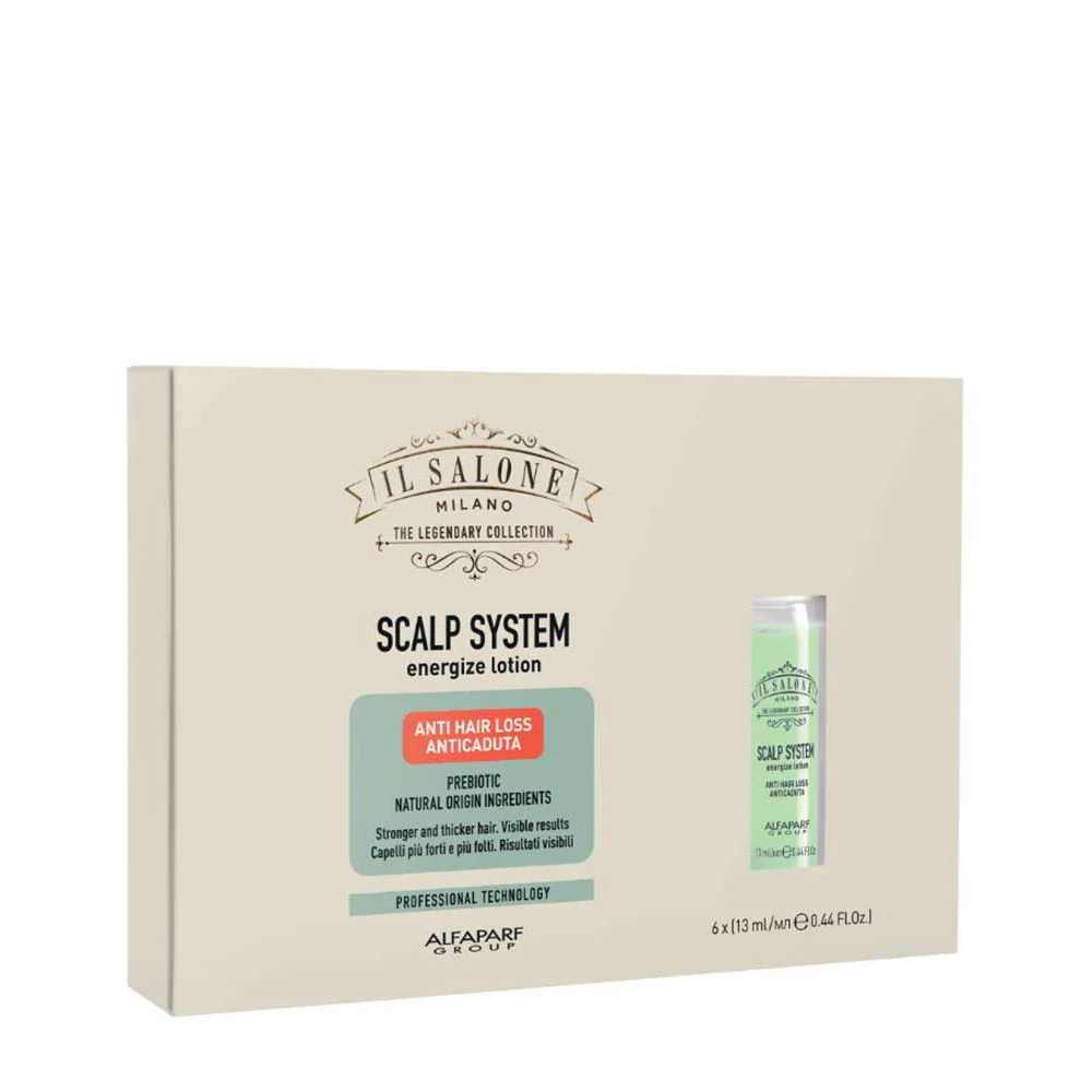 Alfaparf Milano Il Salone Scalp System Energize Lotion Anti Hair Loss Vials 6x13ml - fiale anticaduta - Image 2