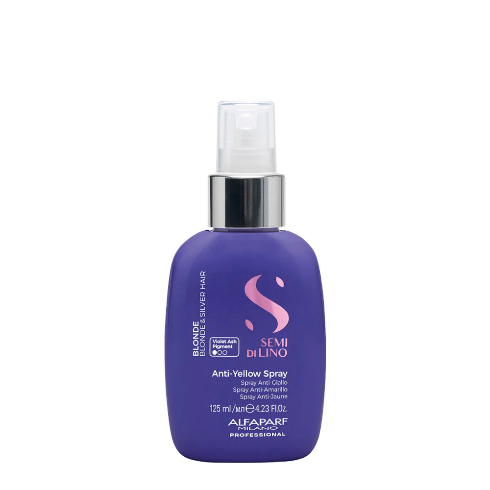 Alfaparf Milano Semi di Lino Blonde Anti-Yellow Spray 125ml - spray anti-giallo