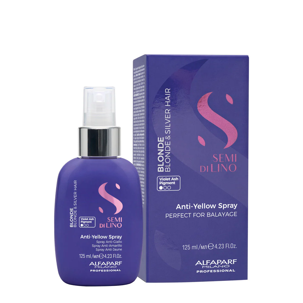 Alfaparf Milano Semi di Lino Blonde Anti-Yellow Spray 125ml - spray anti-giallo - Image 2