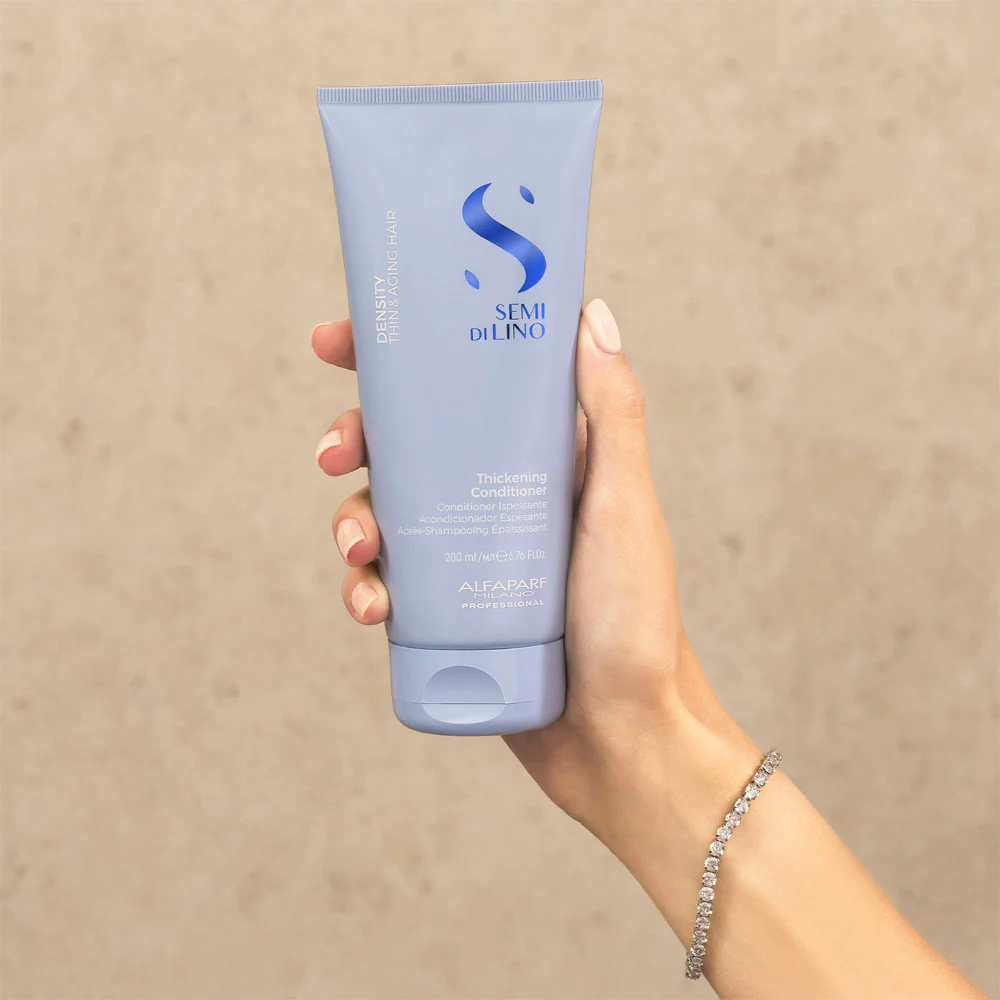 Alfaparf Milano Semi Di Lino Density Thickening Conditioner 200ml - balsamo ispessente - Image 3