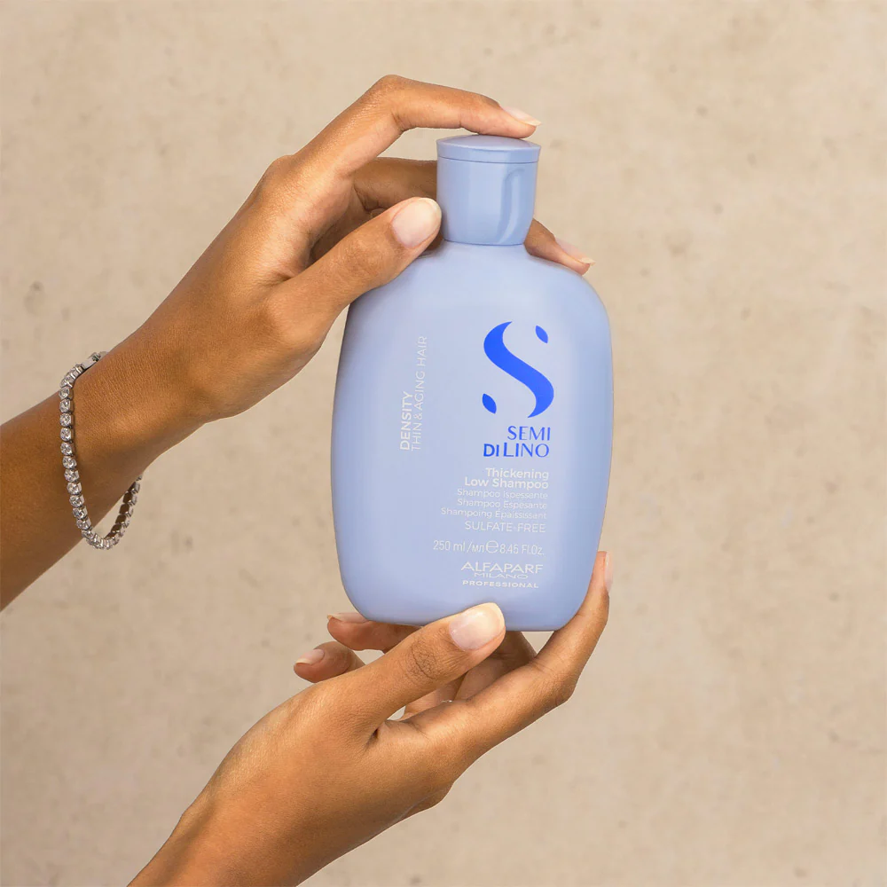 Alfaparf Milano Semi Di Lino Density Thickening Low Shampoo 250ml - shampoo ispessente - Image 3