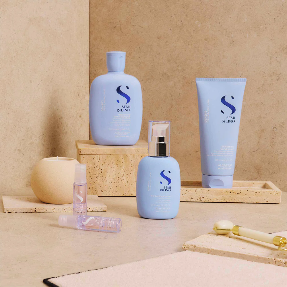 Alfaparf Milano Semi Di Lino Density Thickening Low Shampoo 250ml - shampoo ispessente - Image 5
