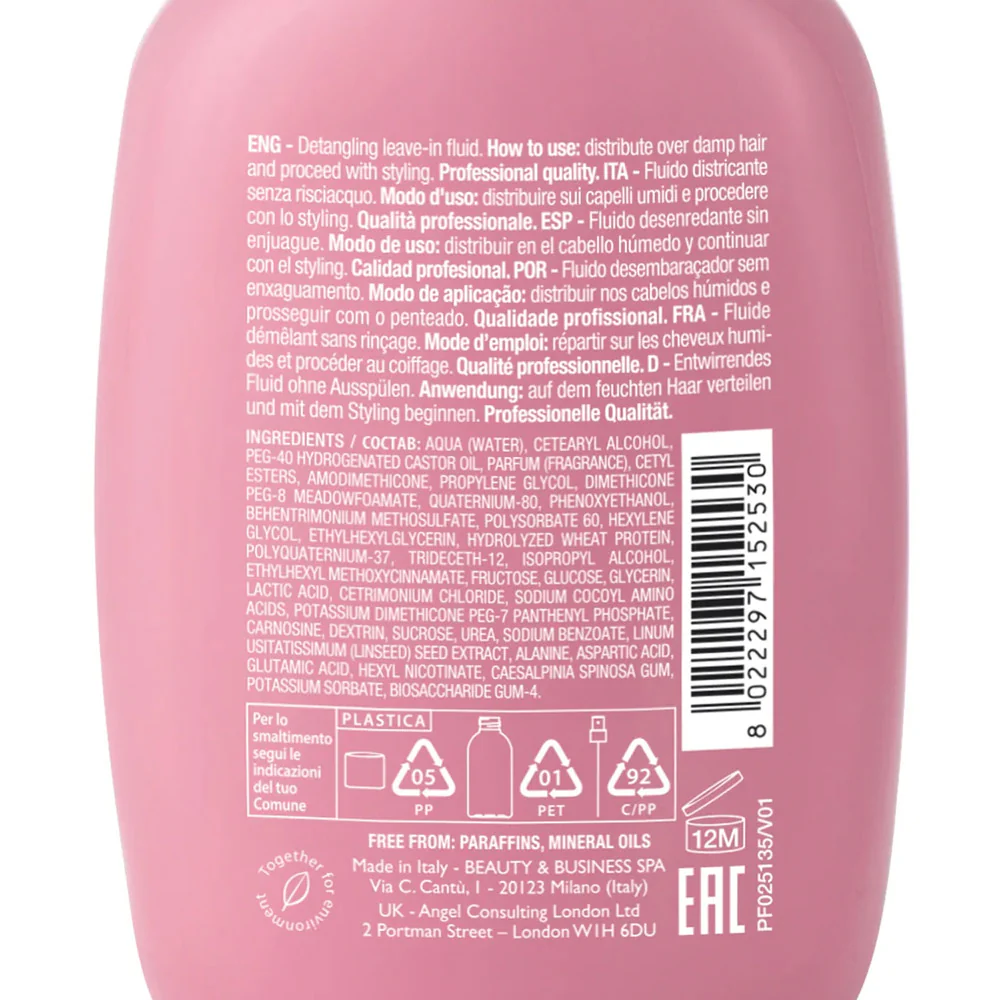 Alfaparf Milano Semi Di Lino Moisture Nutritive Detangling Fluid 125ml - fluido districante senza risciacquo - Image 3