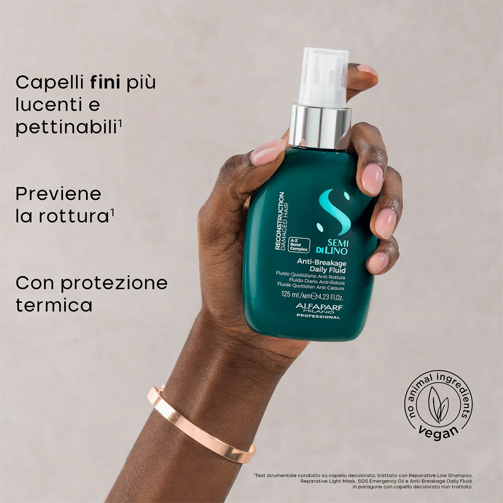 Alfaparf Milano Semi di Lino Reconstruction Reparative Anti-Breakage Daily Fluid 125ml - fluido quotidiano anti rottura - Image 4