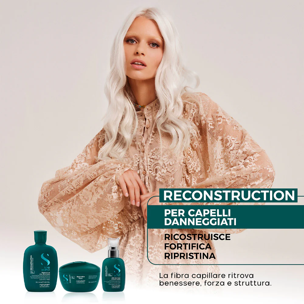 Alfaparf Milano Semi di Lino Reconstruction Reparative Anti-Breakage Daily Fluid 125ml - fluido quotidiano anti rottura - Image 6