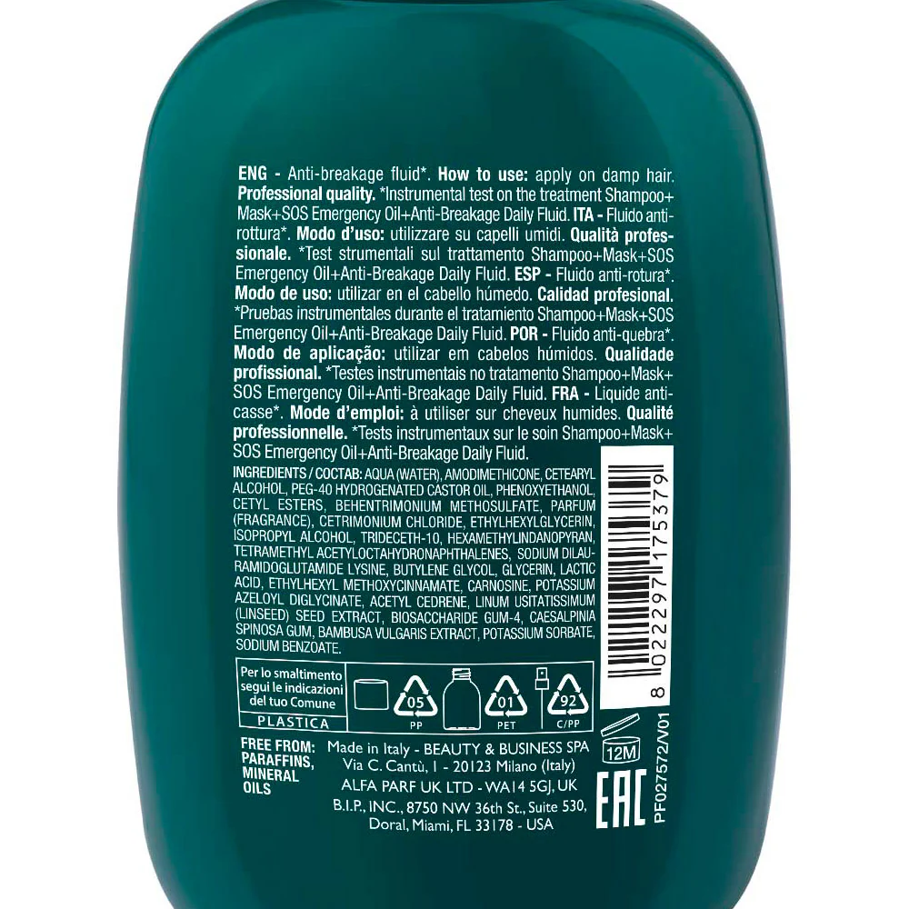 Alfaparf Milano Semi di Lino Reconstruction Reparative Anti-Breakage Daily Fluid 125ml - fluido quotidiano anti rottura - Image 7