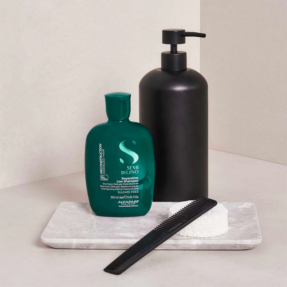 Alfaparf Milano Semi di Lino Reconstruction Reparative Low Shampoo 250ml - shampoo delicato ristrutturante - Image 4