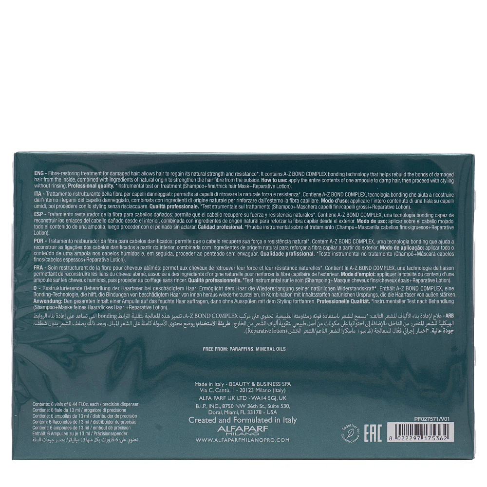 Alfaparf Milano Semi di Lino Reconstruction Reparative SOS Emergency Lotion 6x13ml - trattamento ristrutturante - Image 9
