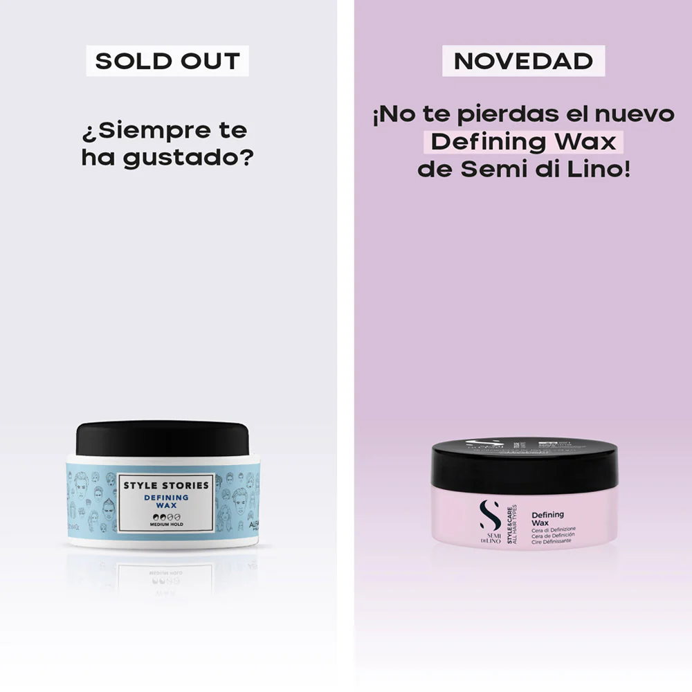 Alfaparf Milano Semi Di Lino Style&Care Defining Wax 75ml - cera morbida tenuta media - Image 3