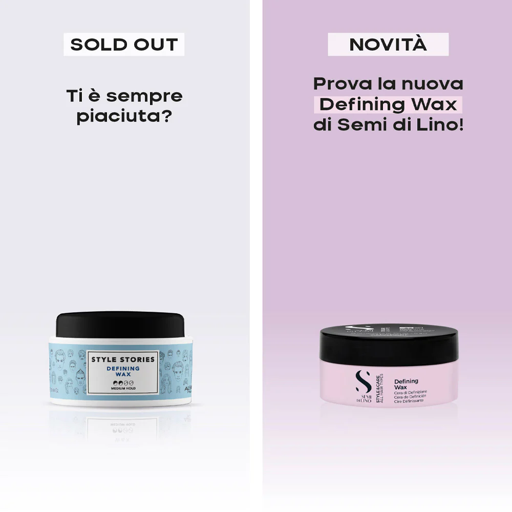 Alfaparf Milano Semi Di Lino Style&Care Defining Wax 75ml - cera morbida tenuta media - Image 5