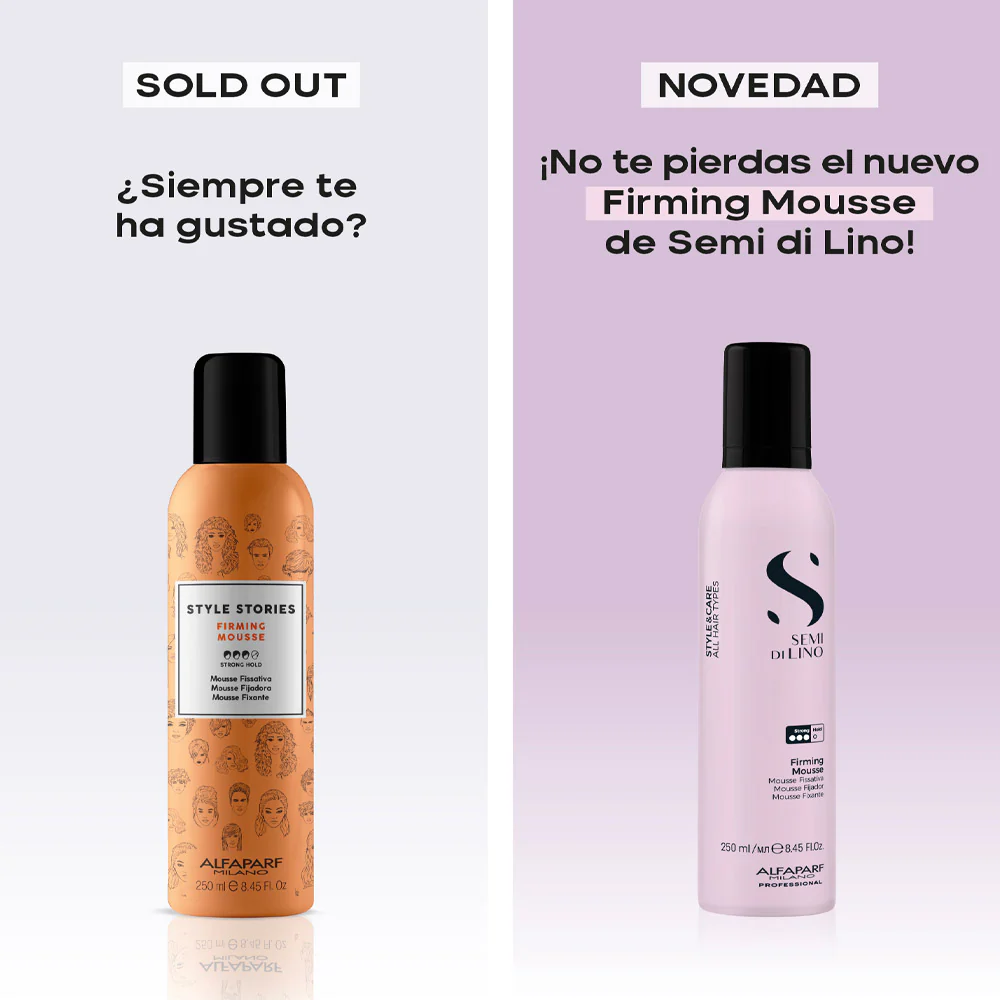 Alfaparf Milano Semi Di Lino Style&Care Firming Mousse 250ml - mousse fissativa tenuta forte - Image 2