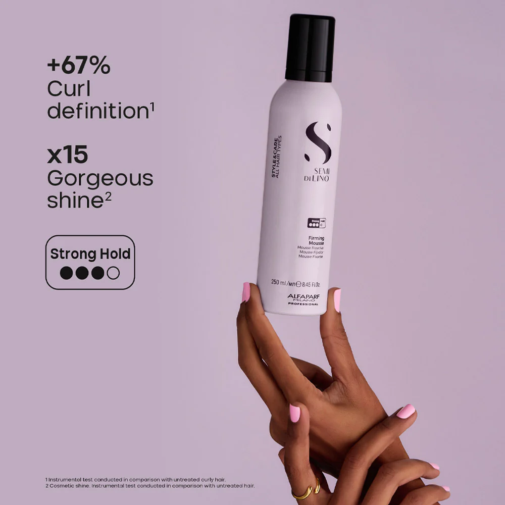 Alfaparf Milano Semi Di Lino Style&Care Firming Mousse 250ml - mousse fissativa tenuta forte - Image 7
