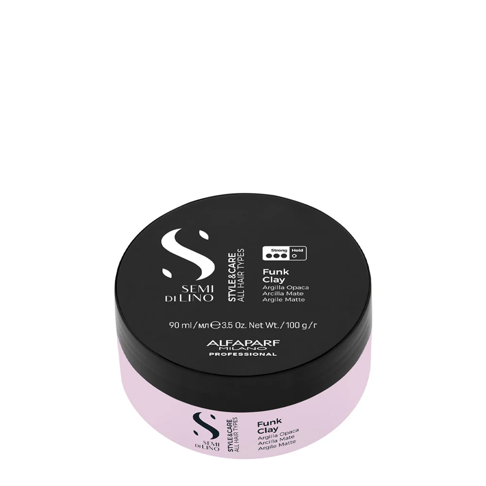 Alfaparf Milano Semi Di Lino Style&Care Funk Clay 90ml - argilla opaca tenuta forte - Image 2