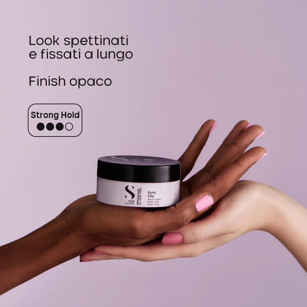 Alfaparf Milano Semi Di Lino Style&Care Funk Clay 90ml - argilla opaca tenuta forte - Image 7