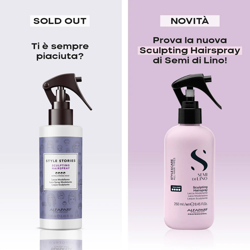 Alfaparf Milano Semi Di Lino Style&Care Sculpting Hairspray 250ml - lacca modellante - Image 10