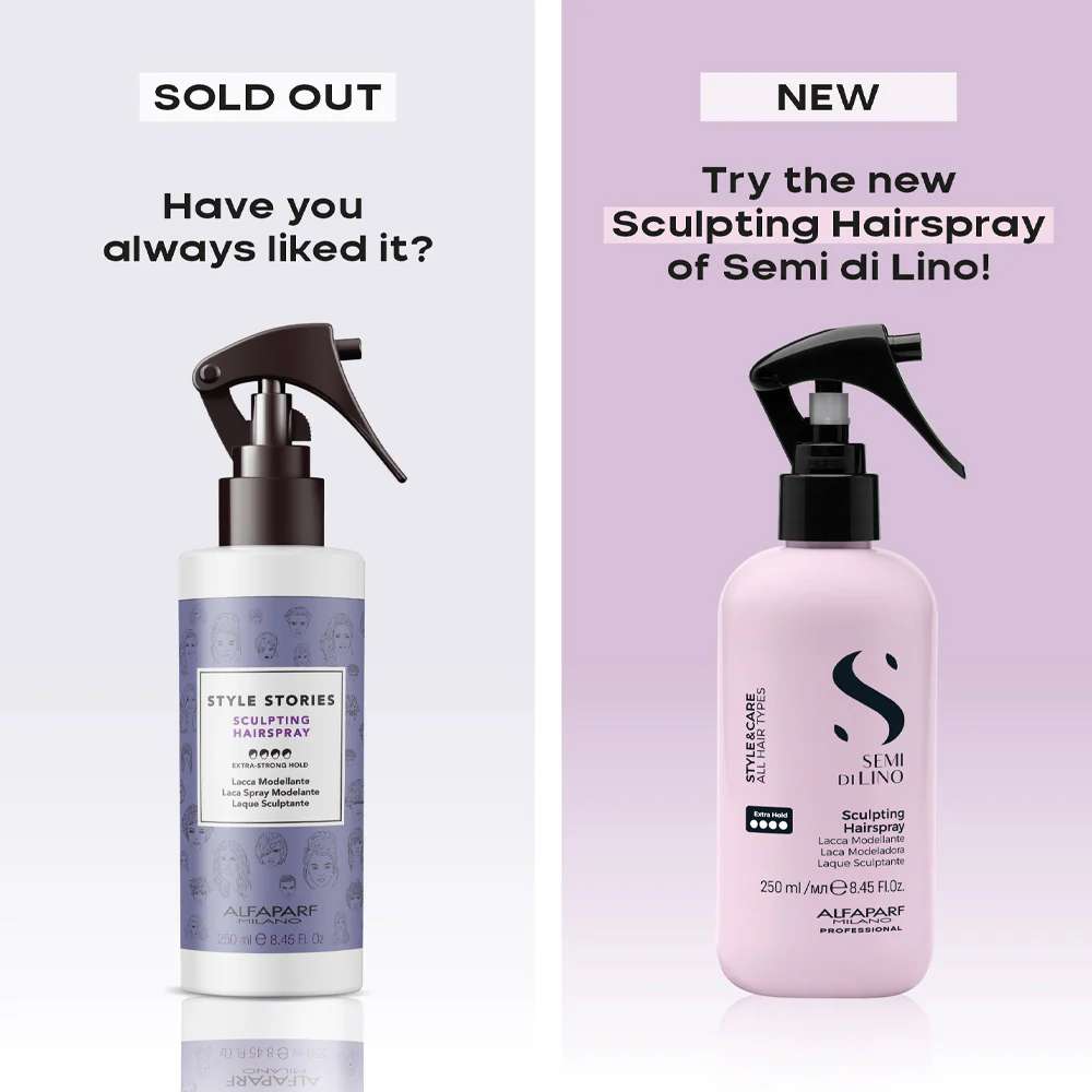 Alfaparf Milano Semi Di Lino Style&Care Sculpting Hairspray 250ml - lacca modellante - Image 11