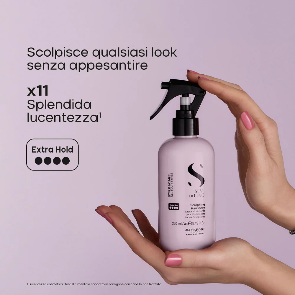 Alfaparf Milano Semi Di Lino Style&Care Sculpting Hairspray 250ml - lacca modellante - Image 2