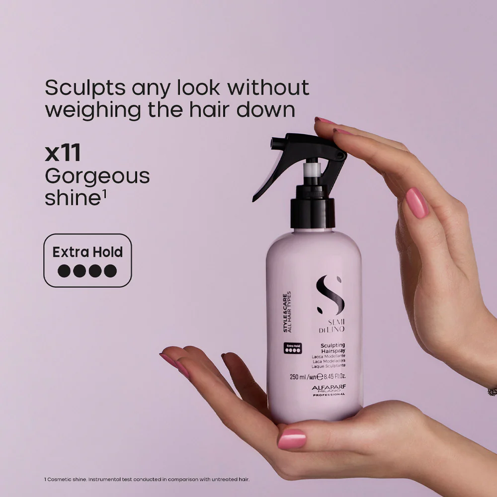 Alfaparf Milano Semi Di Lino Style&Care Sculpting Hairspray 250ml - lacca modellante - Image 4