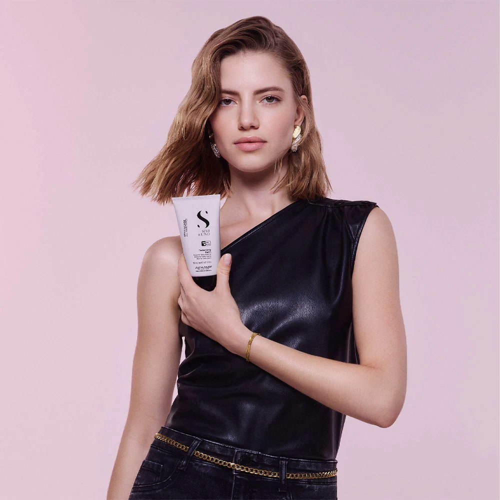Alfaparf Milano Semi Di Lino Style&Care Texturizing Balm 150ml - balsamo texturizzante tenuta leggera - Image 4