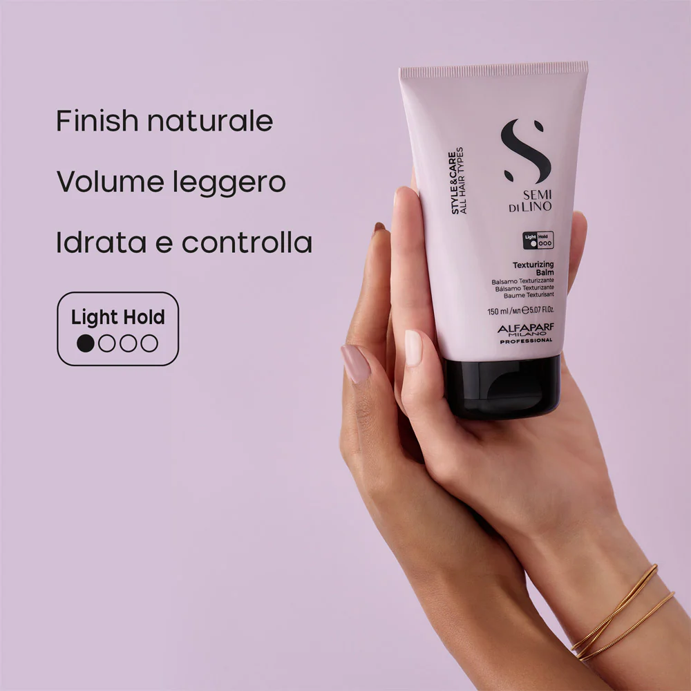 Alfaparf Milano Semi Di Lino Style&Care Texturizing Balm 150ml - balsamo texturizzante tenuta leggera - Image 5