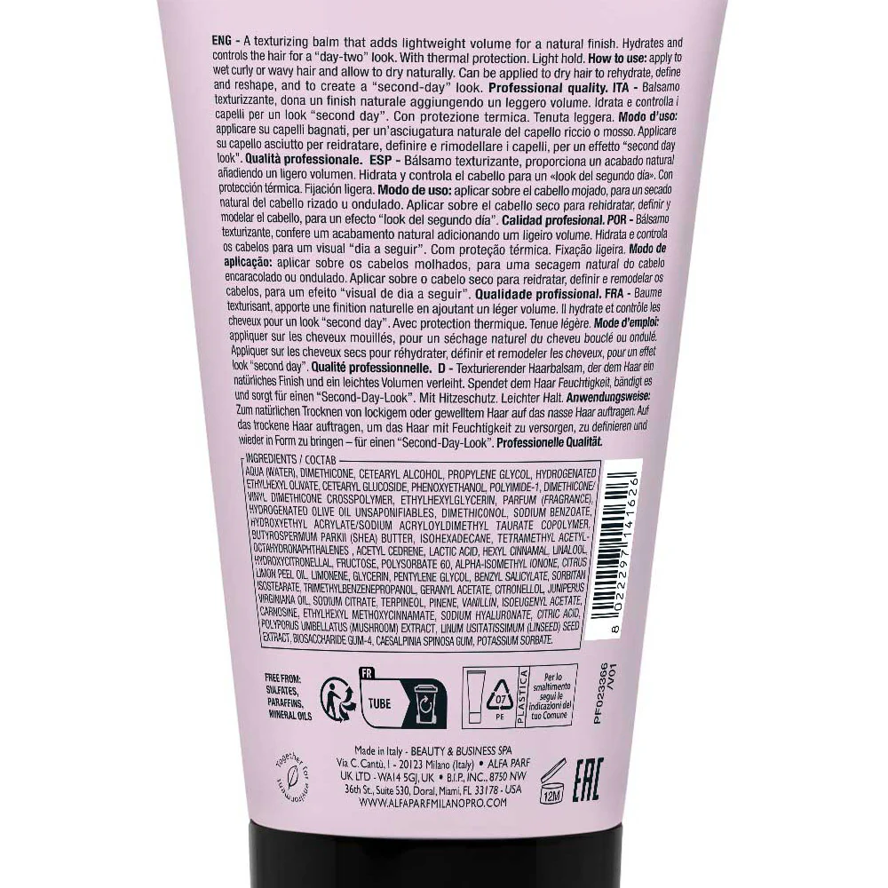 Alfaparf Milano Semi Di Lino Style&Care Texturizing Balm 150ml - balsamo texturizzante tenuta leggera - Image 7