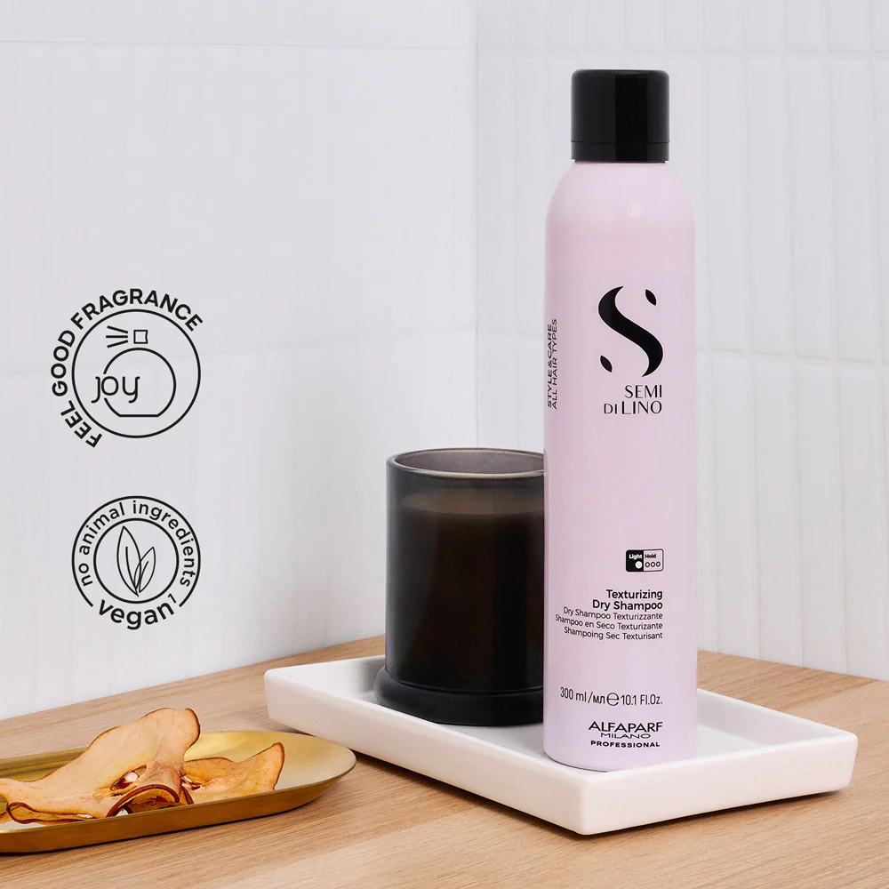 Alfaparf Milano Semi Di Lino Style&Care Texturizing Dry Shampoo 300ml - shampoo secco texturizzante - Image 3