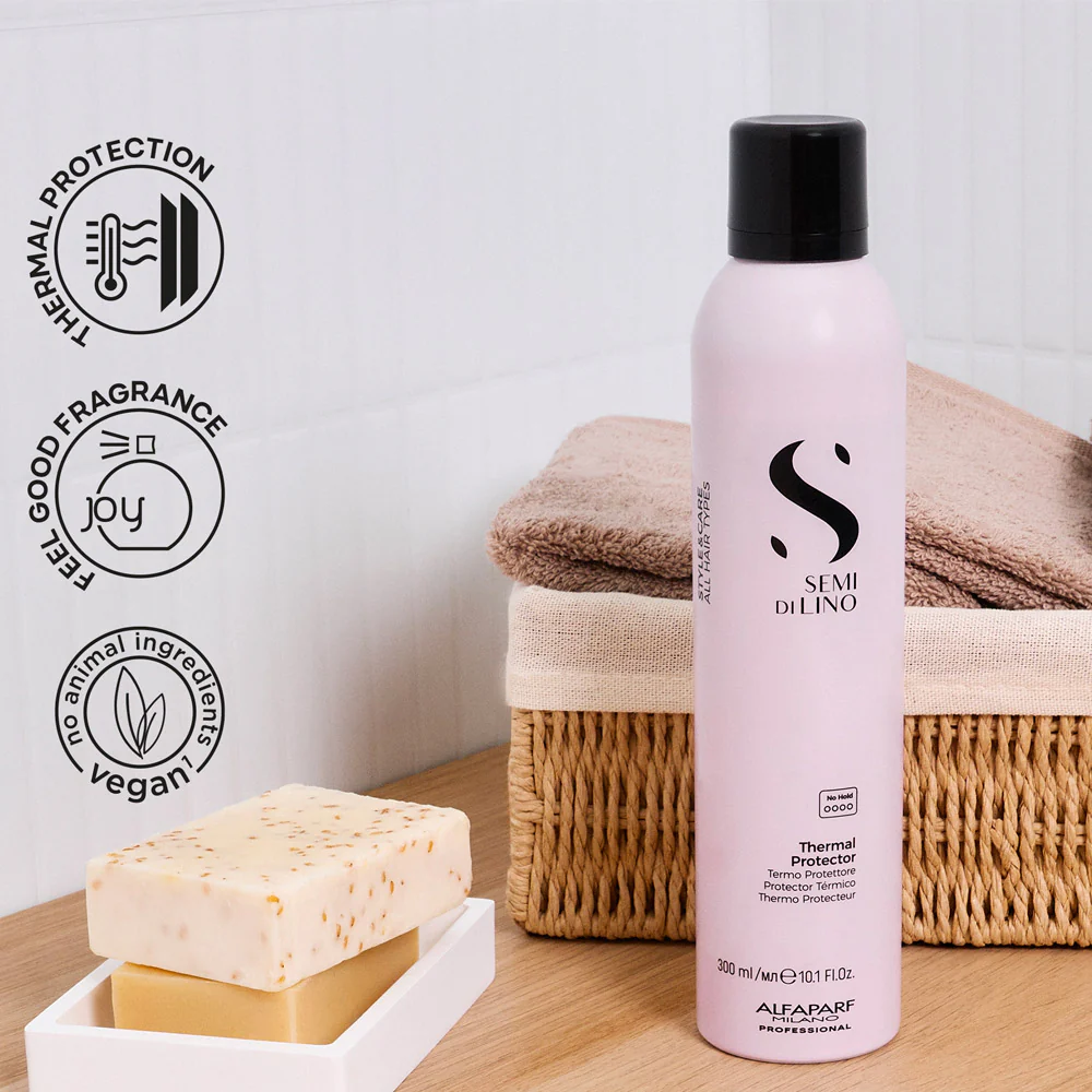 Alfaparf Milano Semi Di Lino Style&Care Thermal Protector 300ml - spray termoprotettore - Image 2